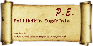 Pellikán Eugénia névjegykártya